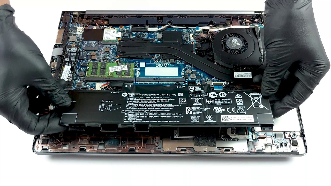 Inside HP ZBook 15u G6 disassembly and upgrade options