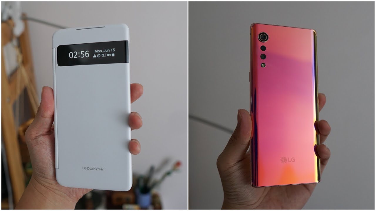 LG Velvet Dual Screen in for review