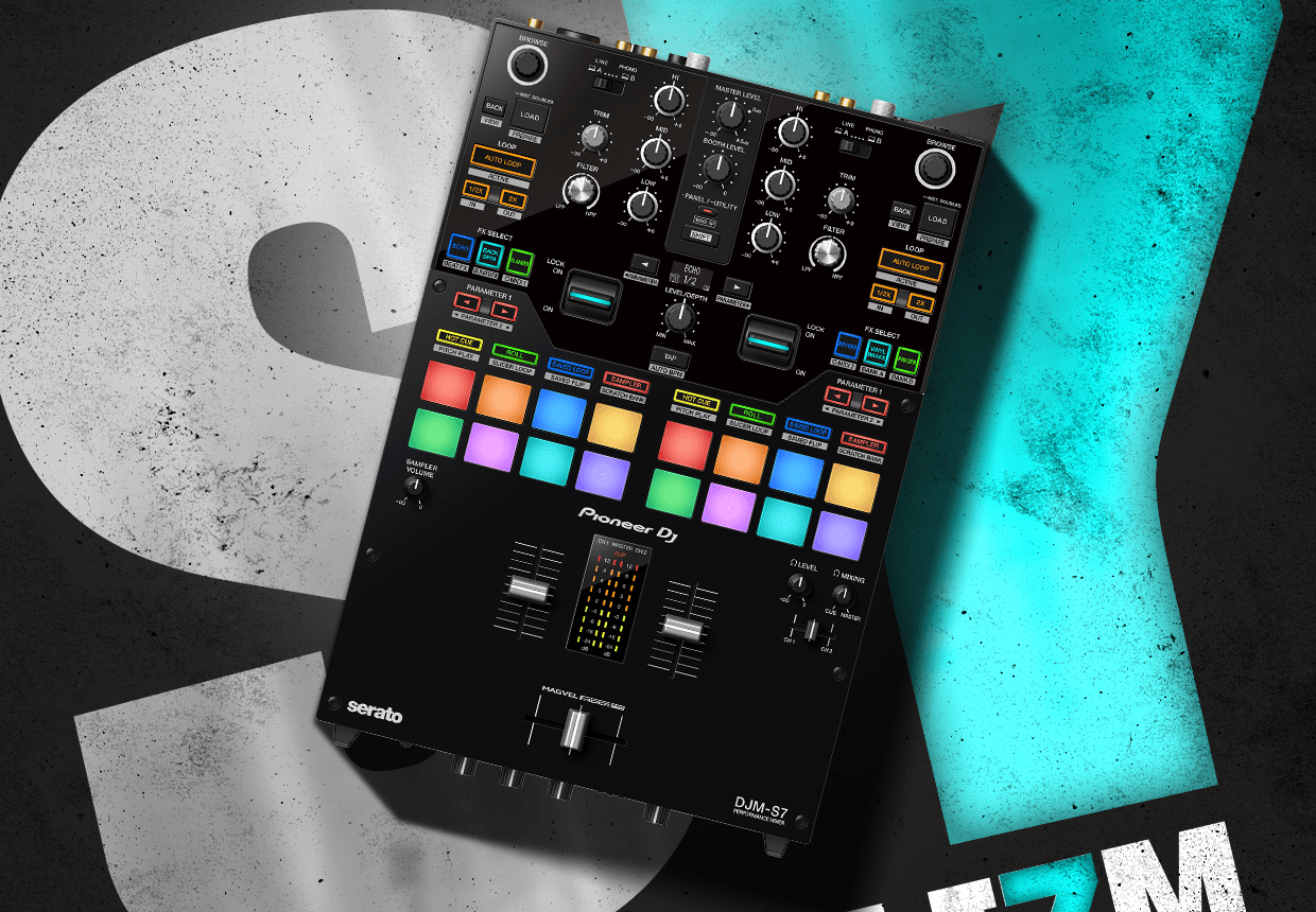 Pioneer Announce DJMS7 Scratch Style 2 Channel Mixer