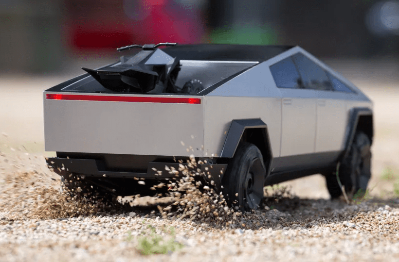 2022 Tesla Cybertruck Hot Wheels RC car first drive