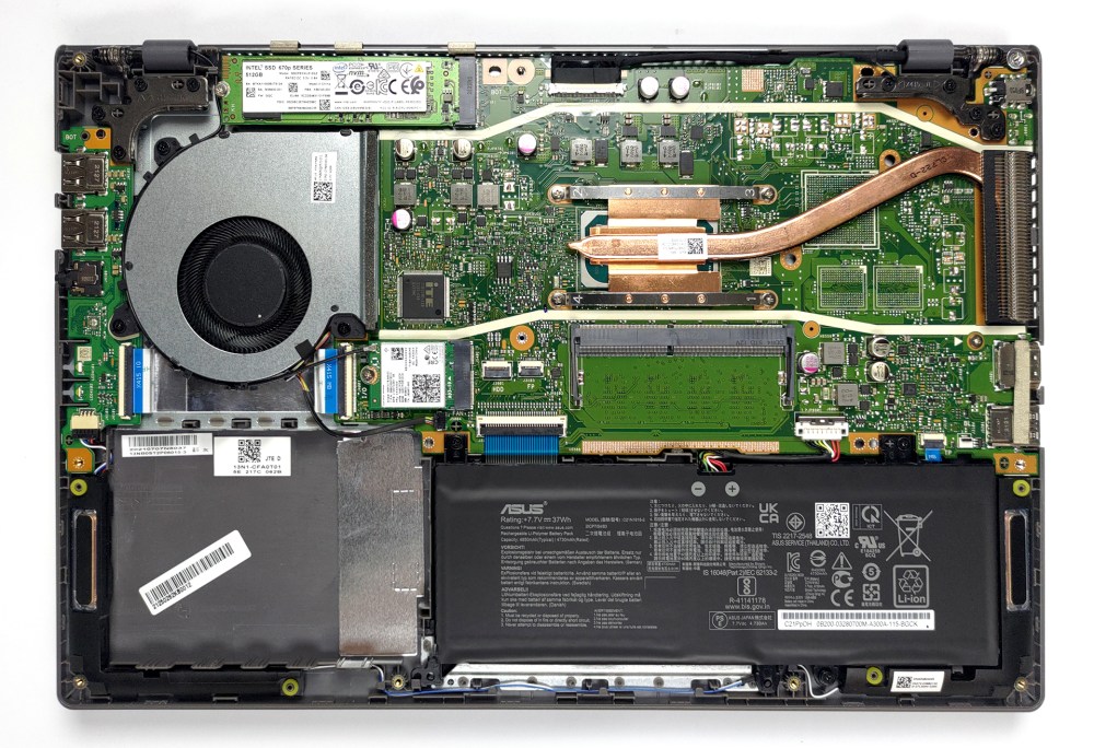 Inside ASUS VivoBook 14 X415 disassembly and upgrade options