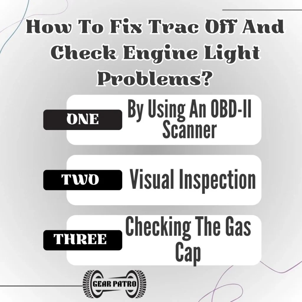Trac Off And Check Engine Light Toyota Meaning, Causes & Solution