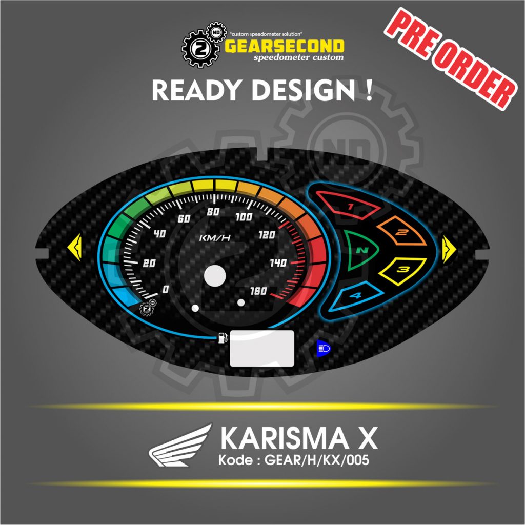 Panel Speedometer Karisma X Gearsecond Speedometer