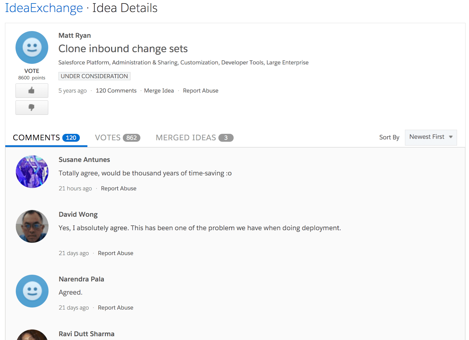 Cloning Inbound Change Sets for mature Salesforce ALM Blog The