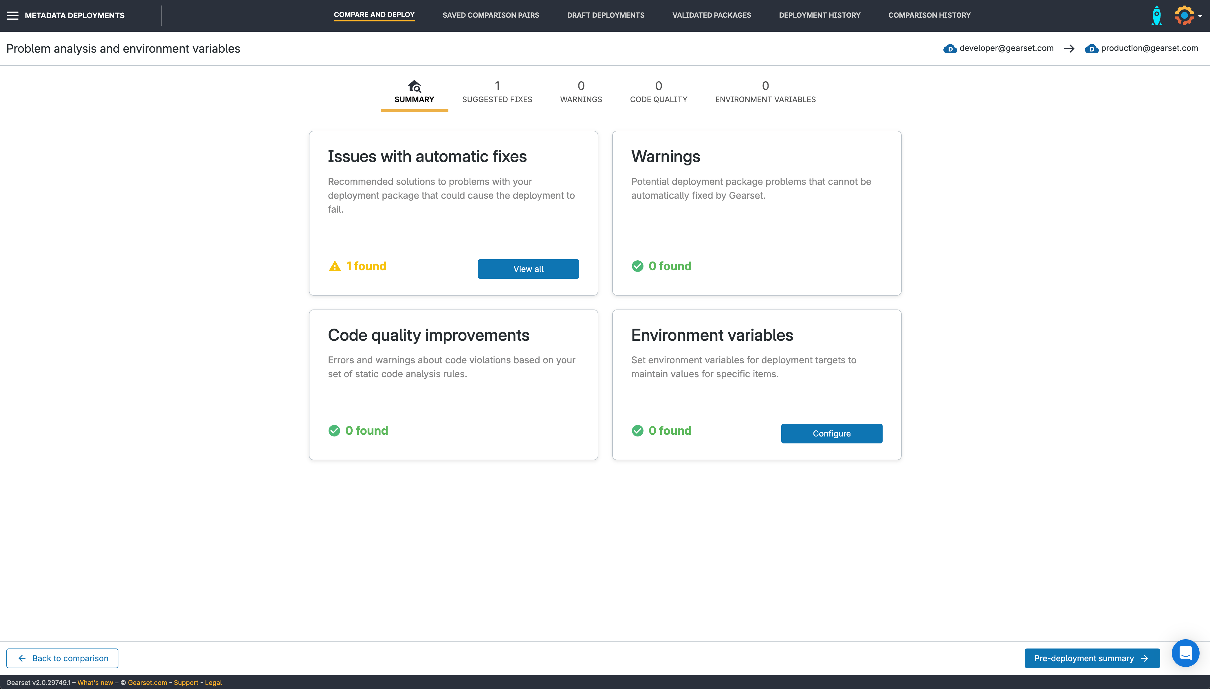 Powerful metadata comparison for Salesforce — Compare 2.0 The