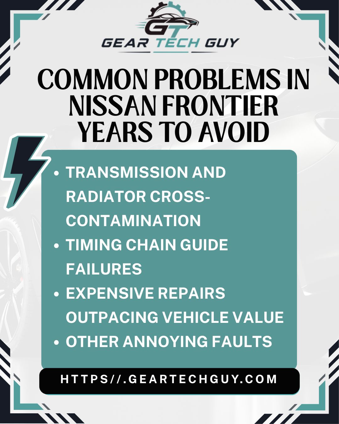 Nissan Frontier Years To Avoid: Worst Years With Problems