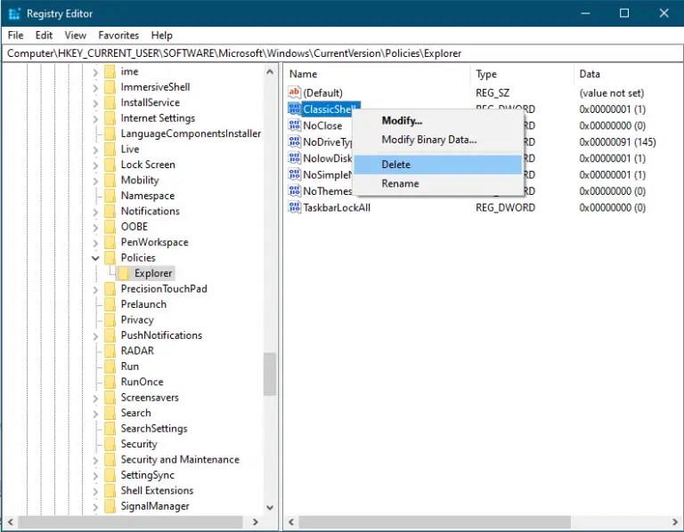 Fix "Singleclick to open an item" is Greyed out in Folder Options of