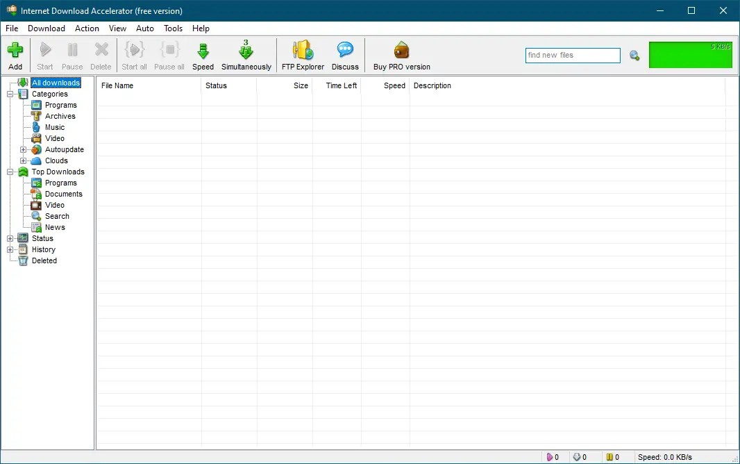 Download Accelerator Speeds up and Resumes File Downloads in