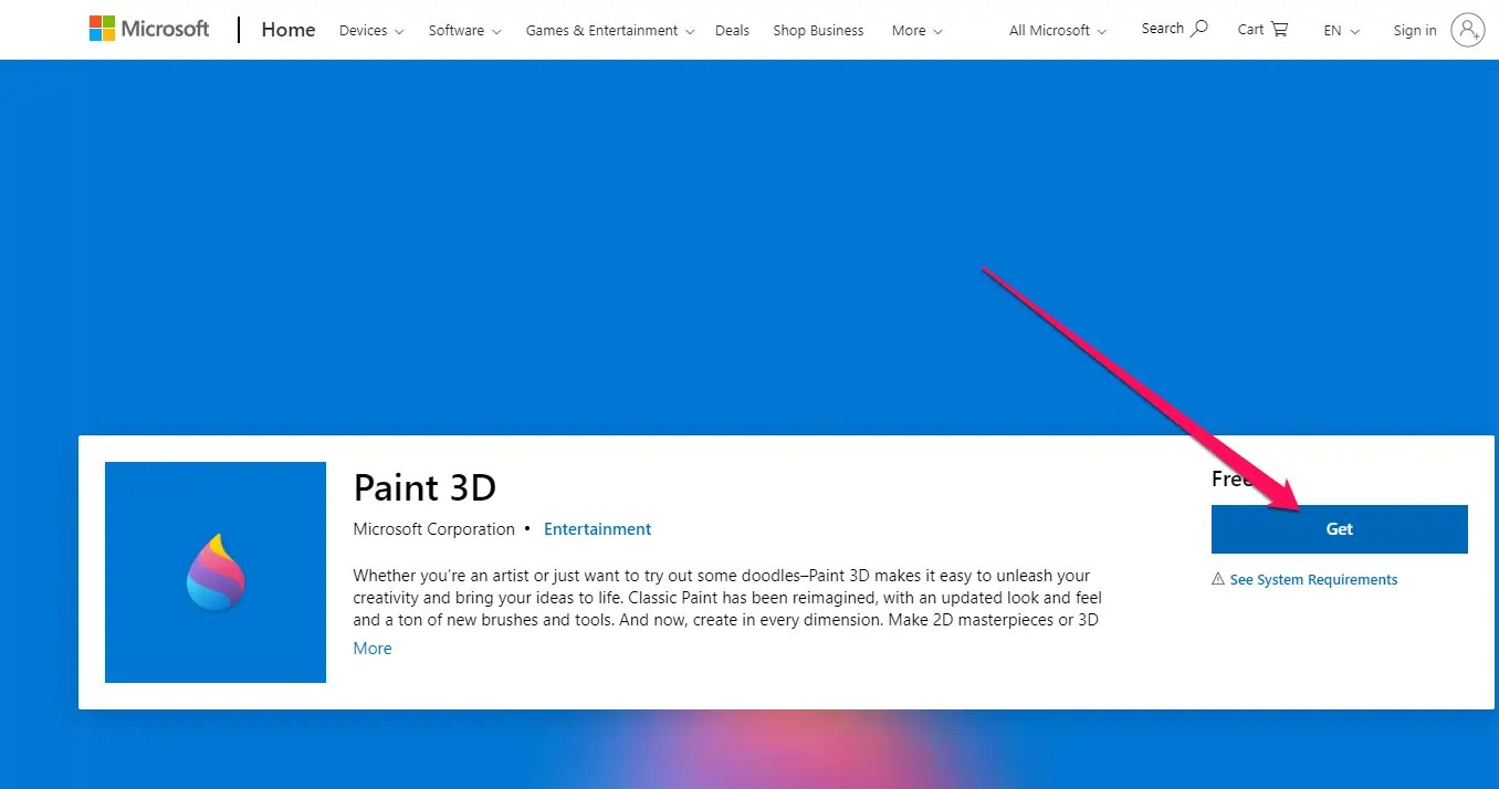How to Uninstall, Reinstall and Reset Paint 3D App in Windows 10