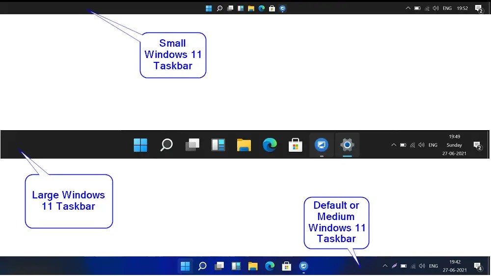 How to Increase or Decrease Size of Windows 11 Taskbar Icons? Gear Up