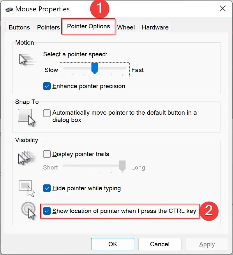 How to Locate Mouse Pointer (Cursor) Location on Windows 11? Gear Up