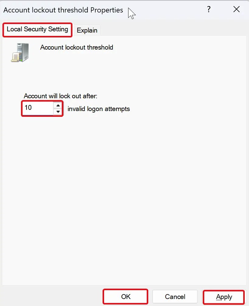 How to Change Account Lockout Threshold in Windows 11? Gear Up Windows