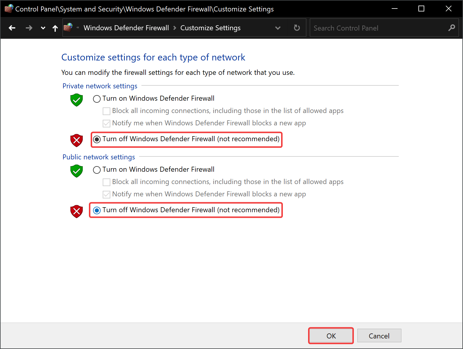 How to Turn On or Off Windows 10 Firewall? Gear Up Windows