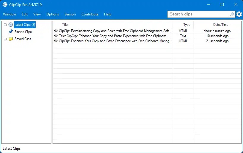 ClipClip Enhance Your Copy and Paste Experience with Free Clipboard