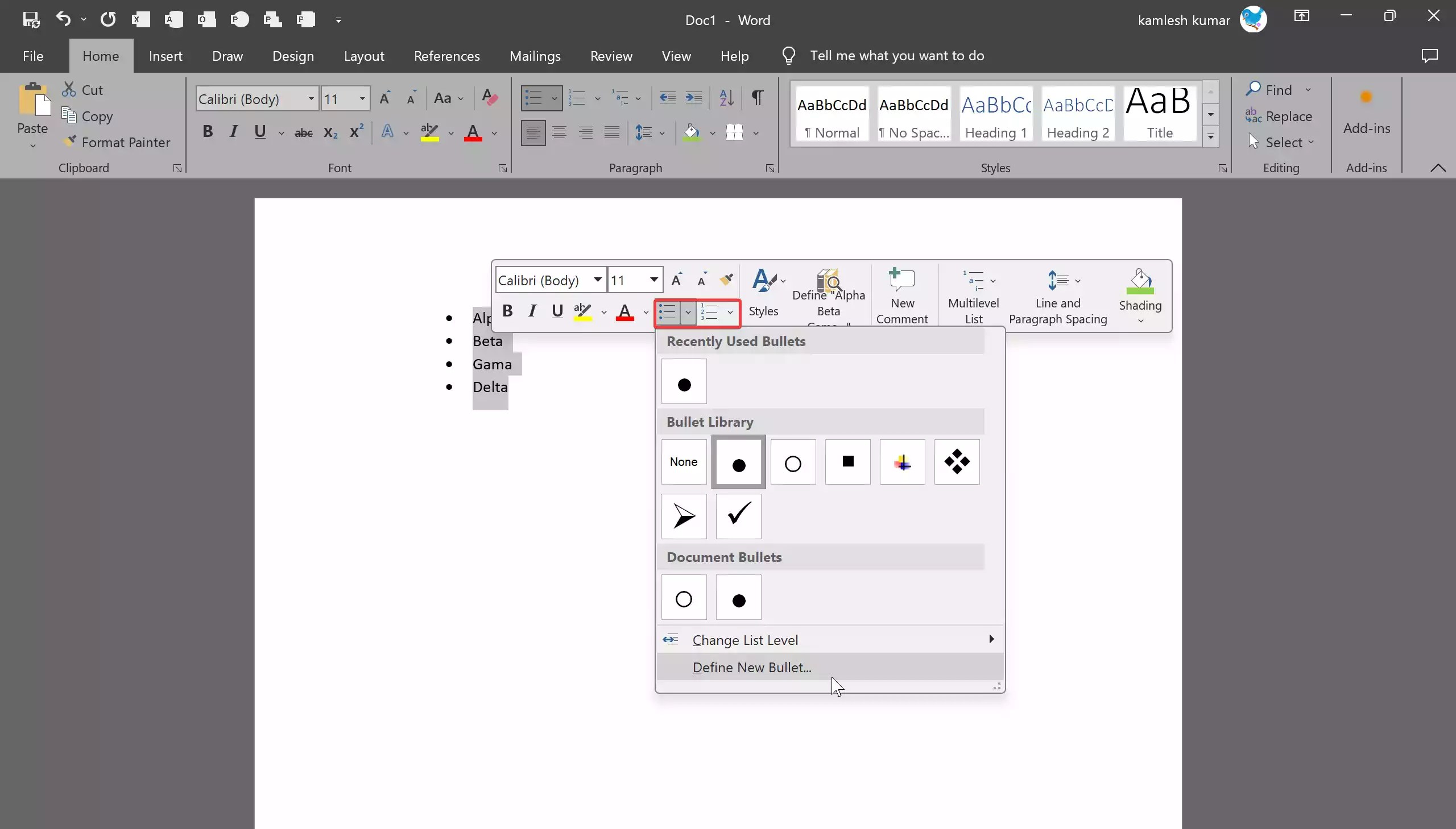 How to Create and Format Bulleted and Numbered Lists in Microsoft Word