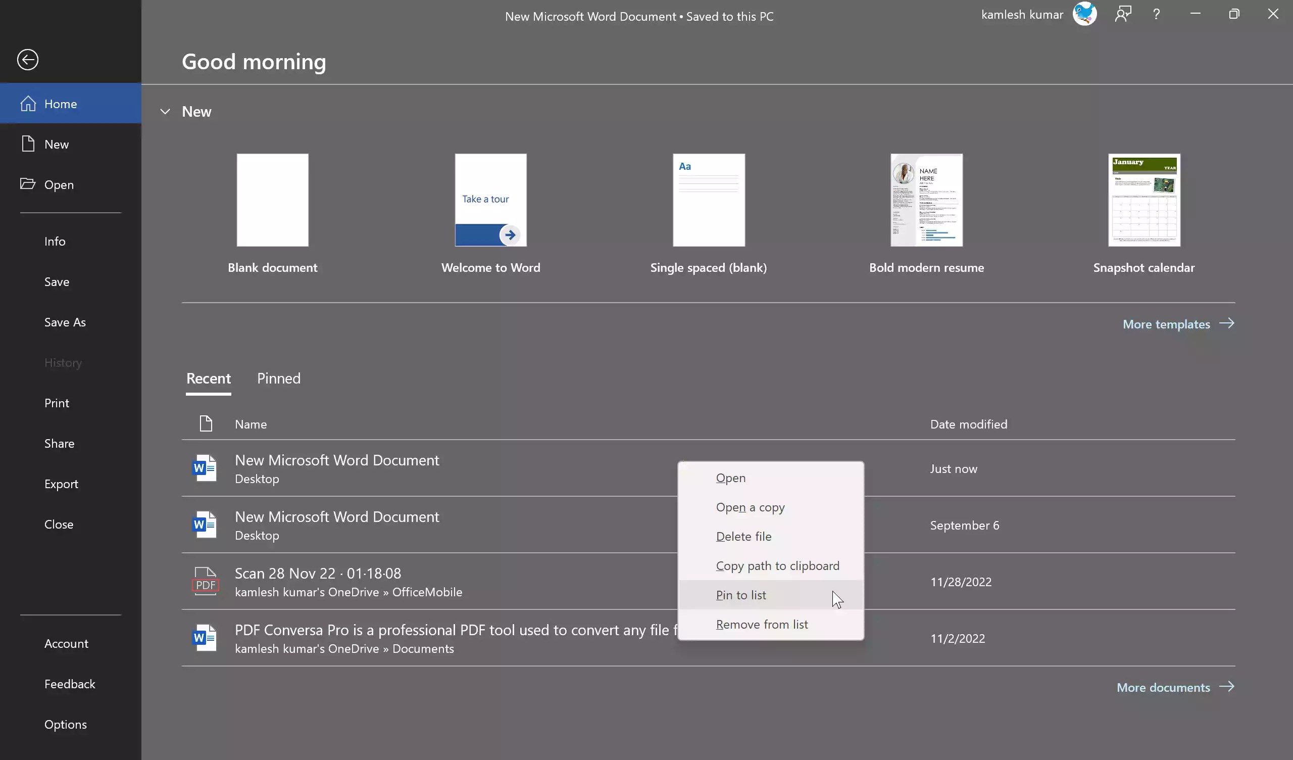 How to Pin a Document in Excel, Word, and PowerPoint? Gear Up Windows