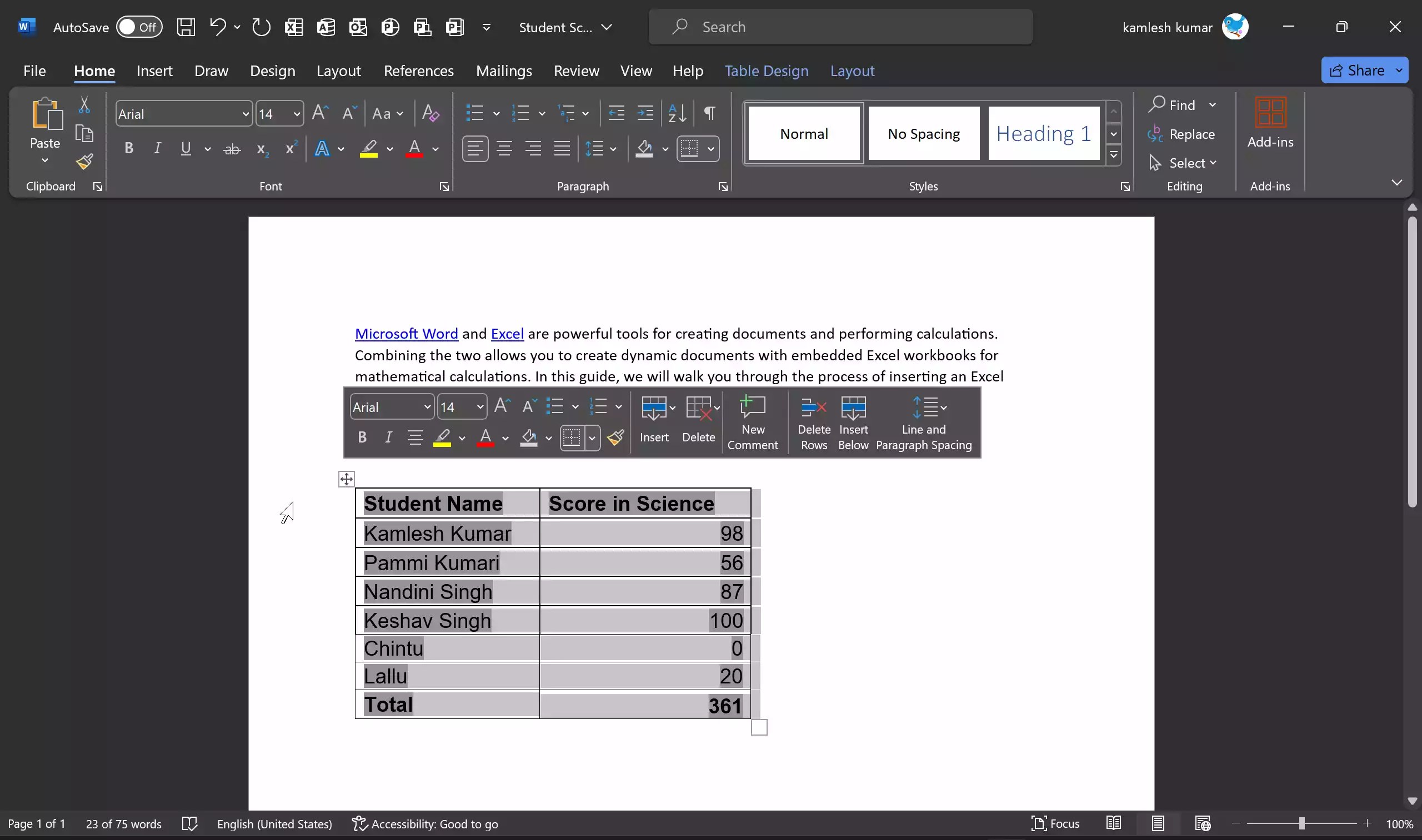 How to Embed Excel Tables in Word? Gear Up Windows
