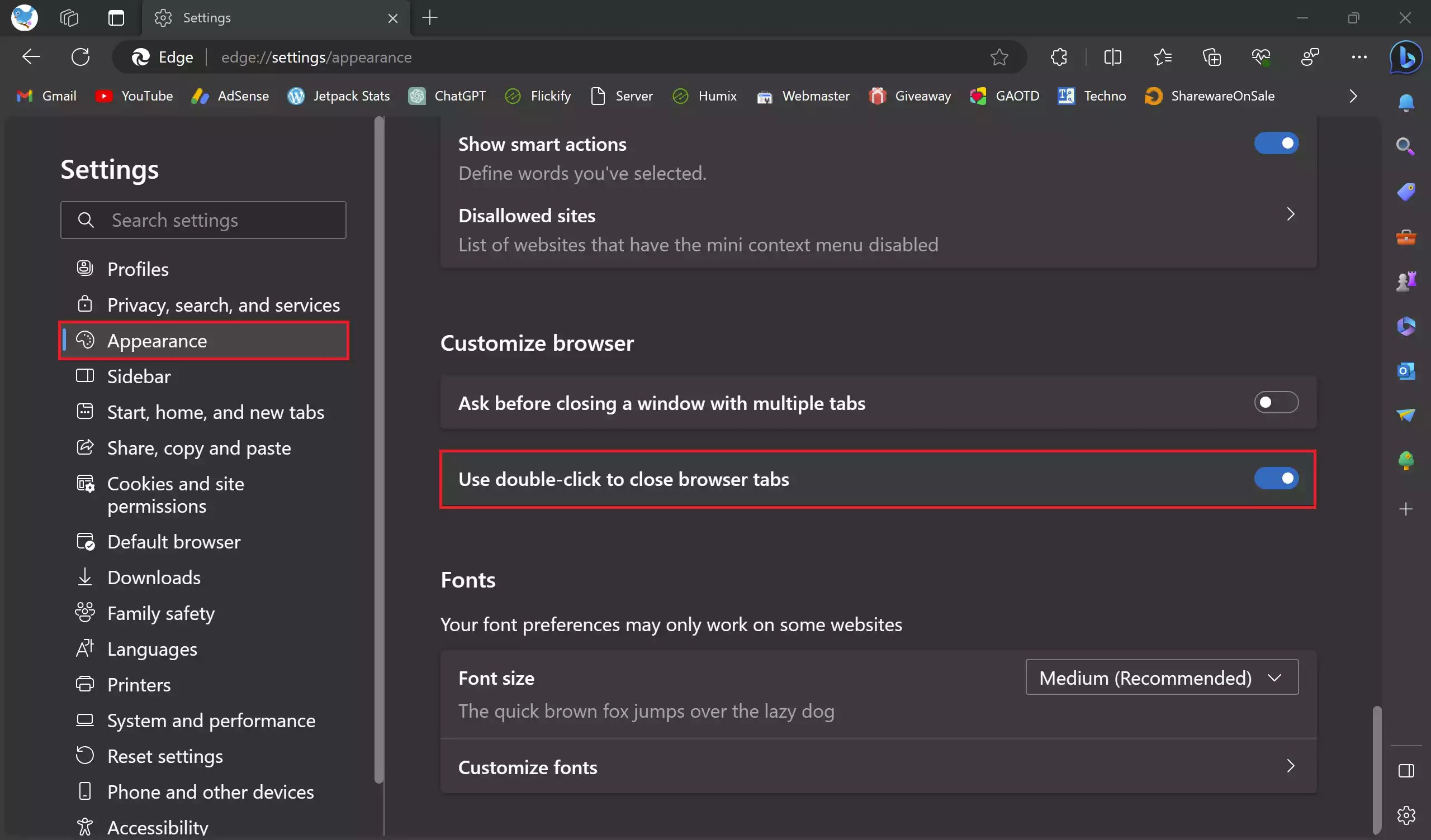 How to Enable or Disable DoubleClick to Close Tabs in Microsoft Edge? Gear Up Windows