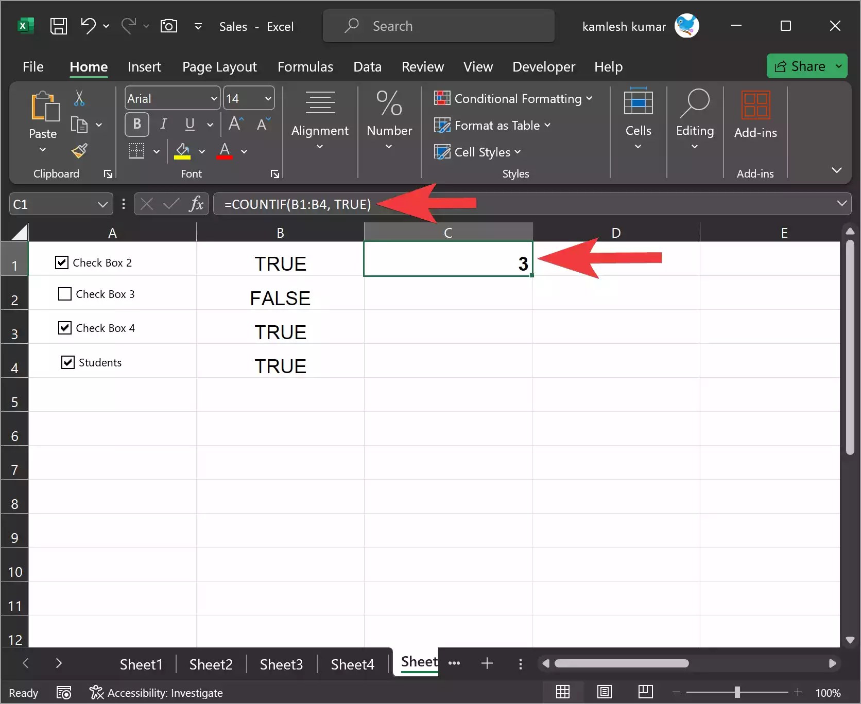 How to Count Checkboxes in Microsoft Excel? Gear Up Windows