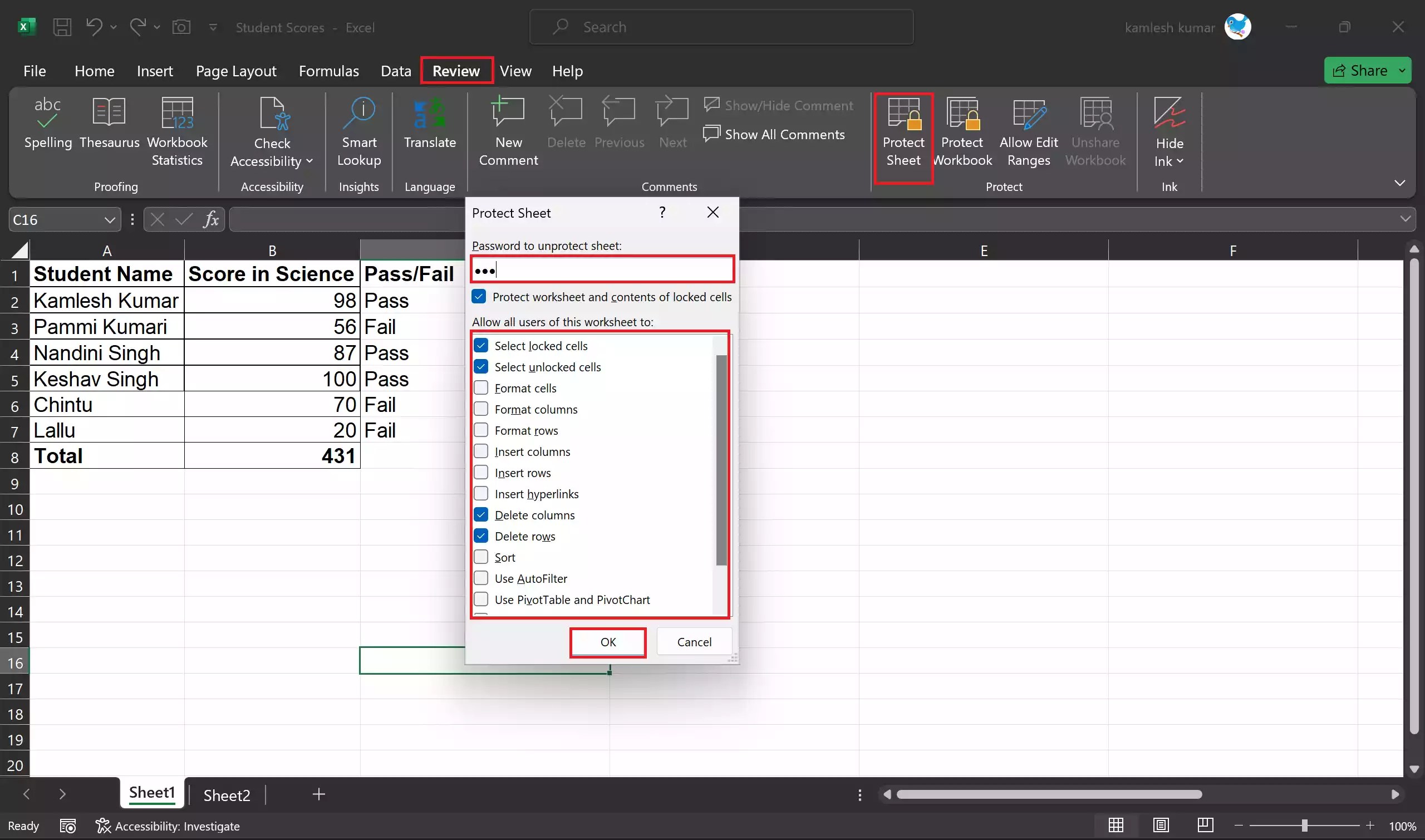 How to Password Protect Excel Sheet? Gear Up Windows