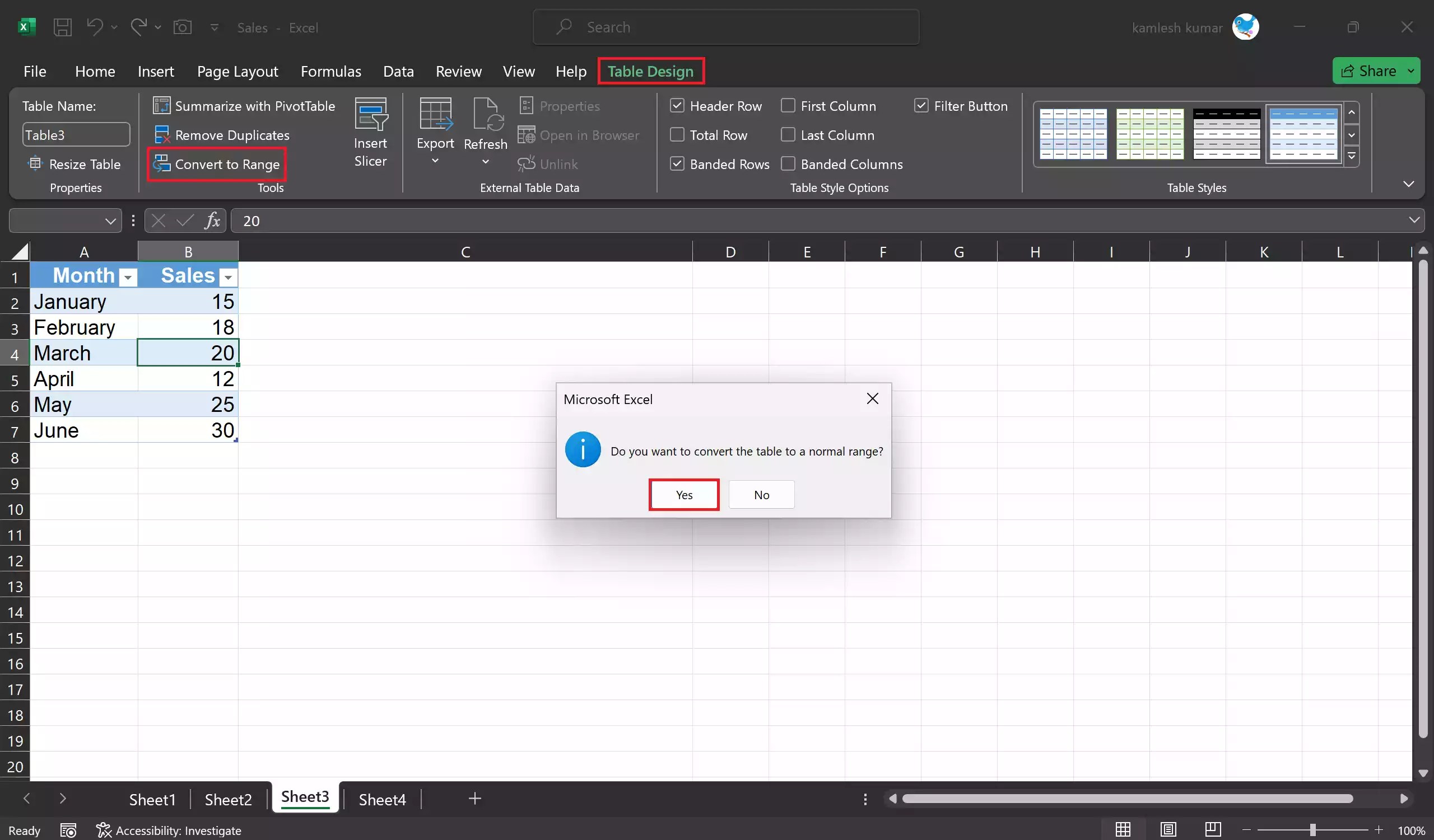 How to Remove Table Formatting in Microsoft Excel? Gear Up Windows
