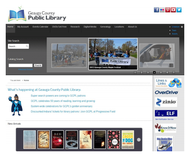 Geauga County Public Library Introduces New site Geauga News