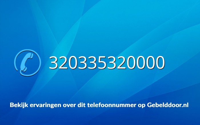 +320335320000 (00320335320000, 320335320000) Gebelddoor.nl