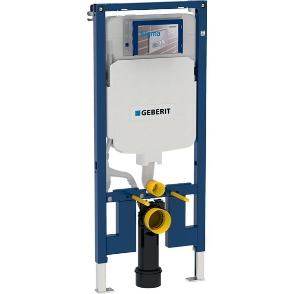 Geberit Duofix For Wall-Hung Wc, With Sigma Concealed Cistern 8 Cm