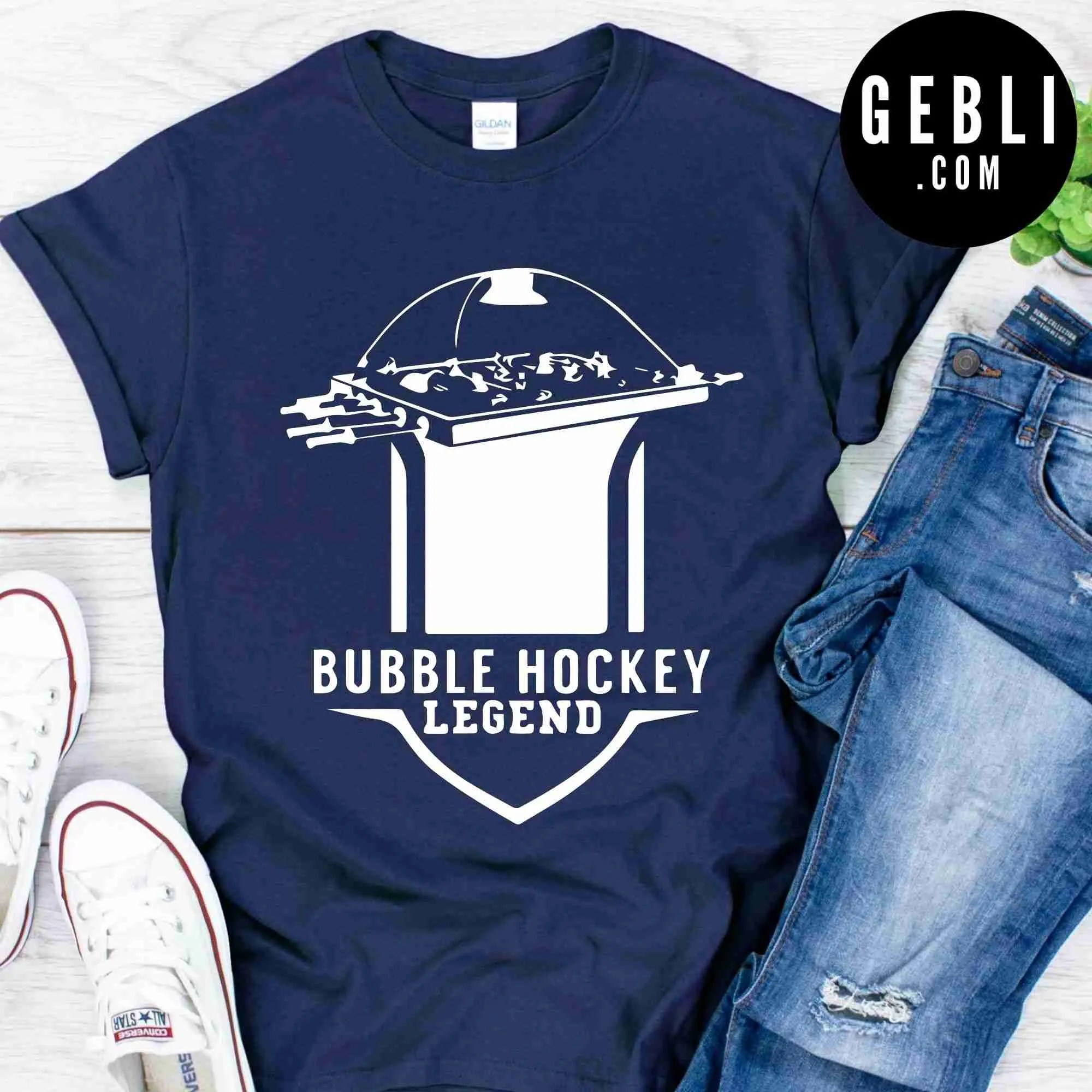 Bubble Hockey Legend Shirt Gebli