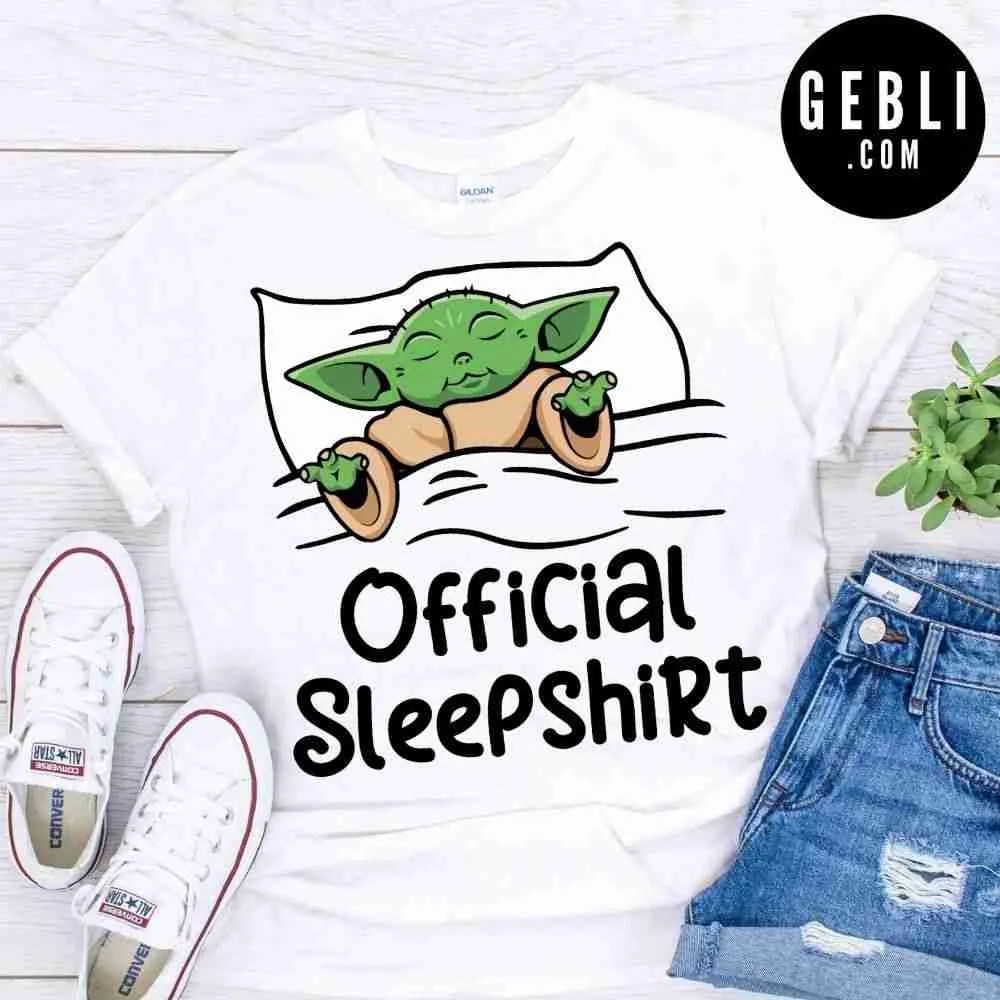 baby yoda official sleep shirt Gebli