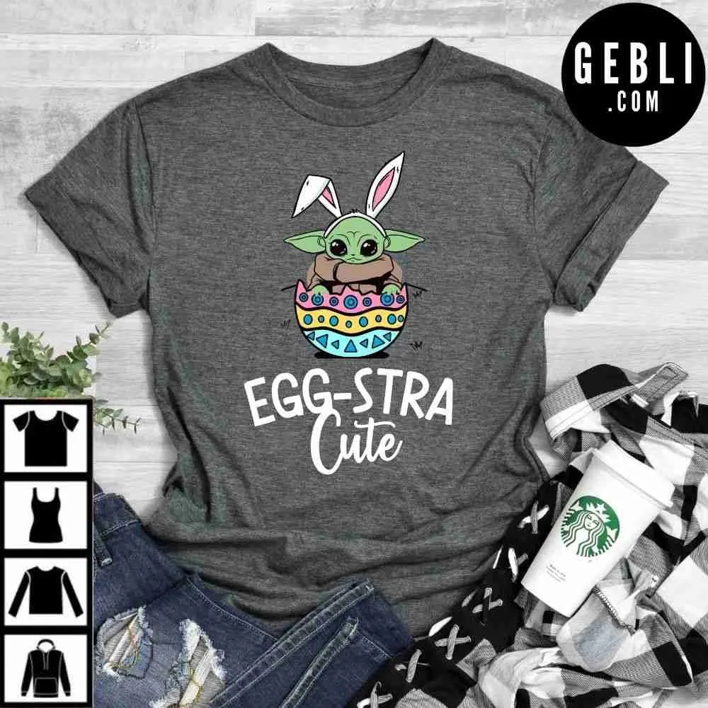 baby yoda eggstra cute Easter shirt Gebli