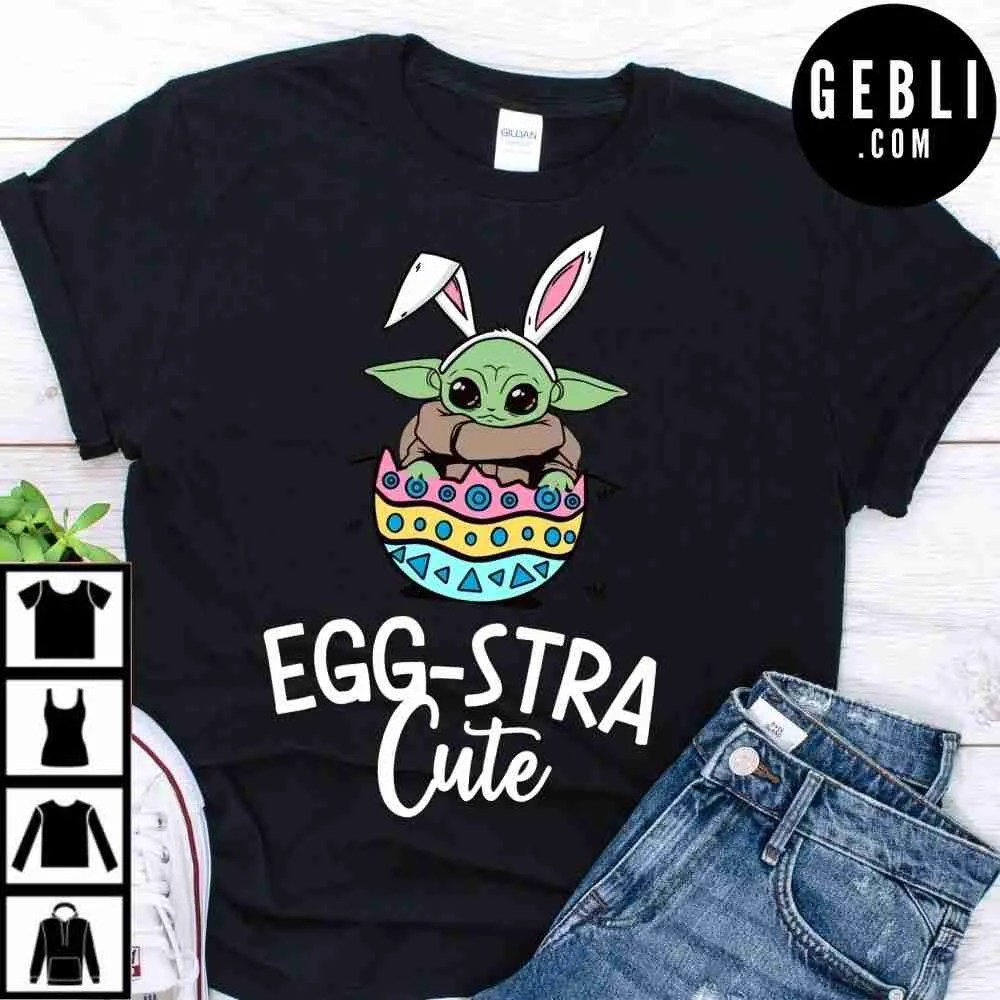 baby yoda eggstra cute Easter shirt Gebli
