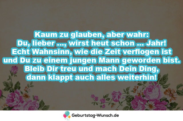 Geburtstagswünsche