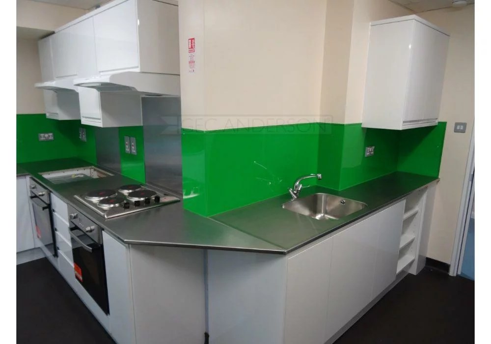 GEC ANDERSON STAINLESS STEEL WORKTOPS CHOSEN FOR UCL HALLS OF RESIDENCE