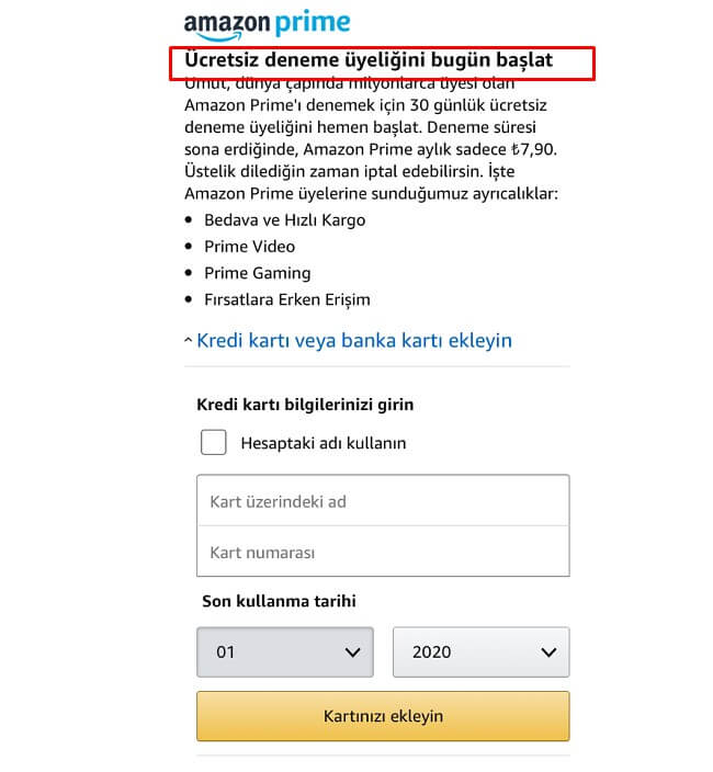Amazon Prime Nedir? Nasıl Üye Olunur? GecBunlari