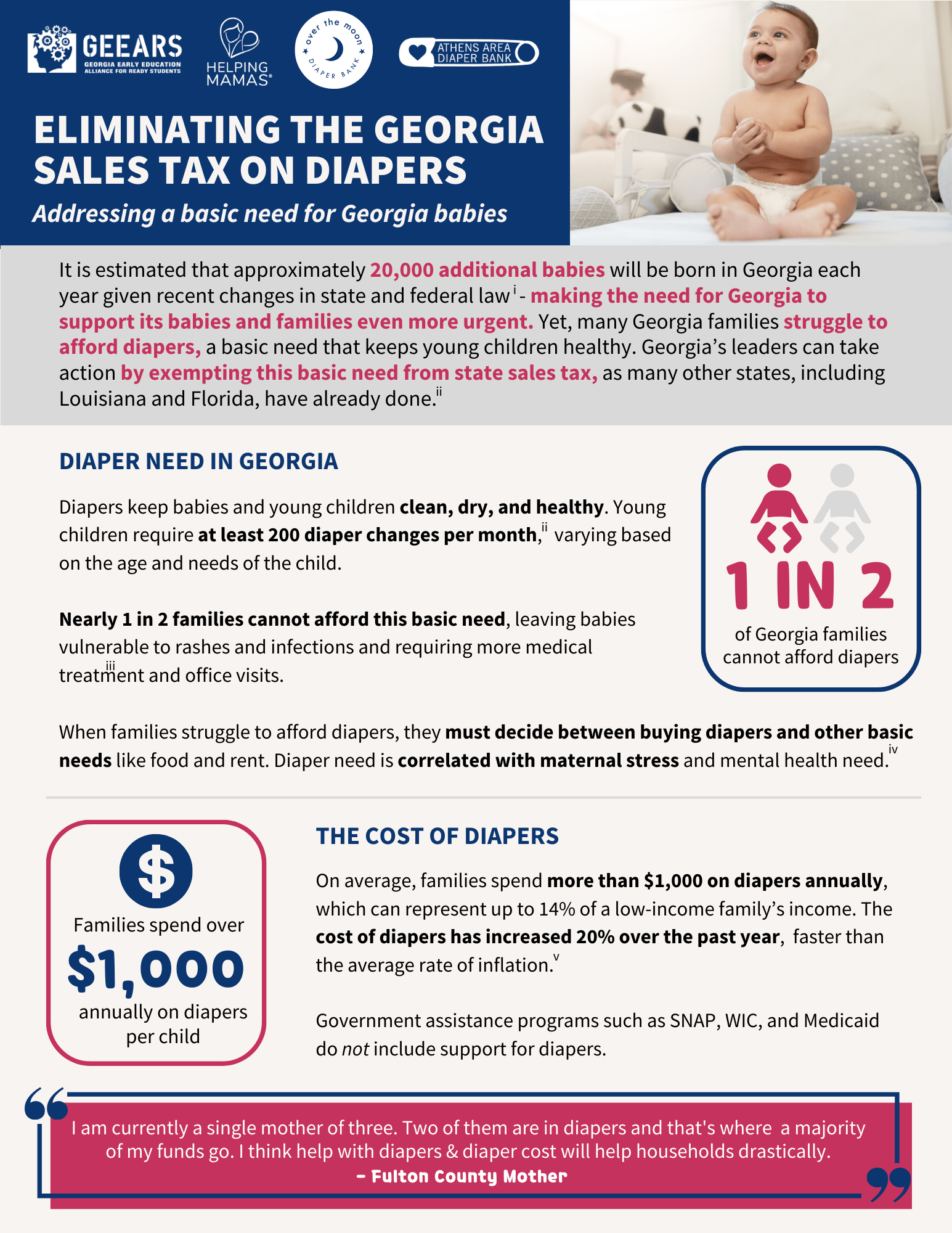 Diaper Tax One Pager GEEARS