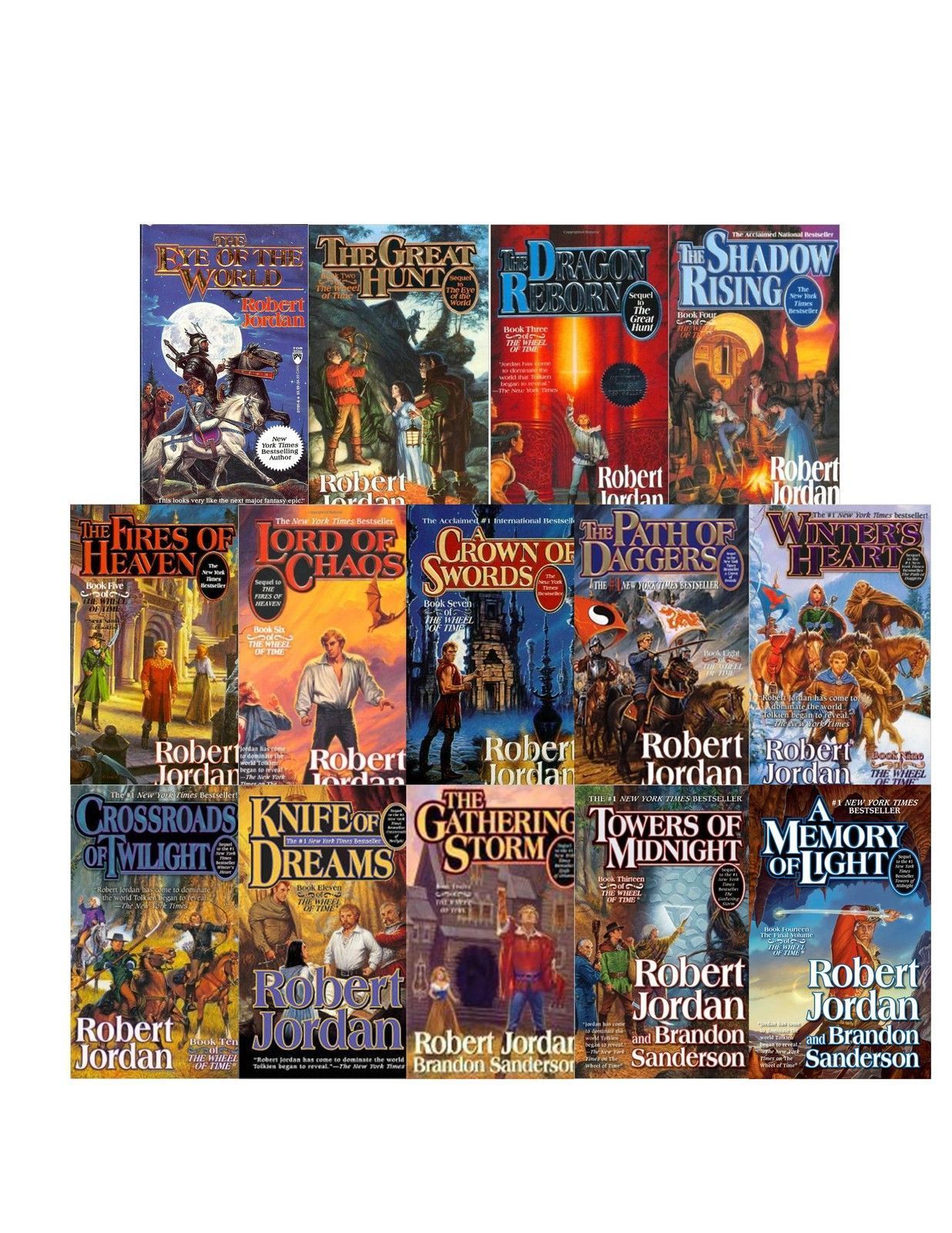 The Wheel of Time, 15 Book SetMass Market Paperback