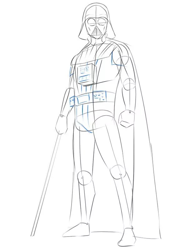 How to Draw Darth Vader