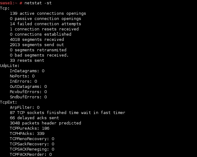 netstat command Linux