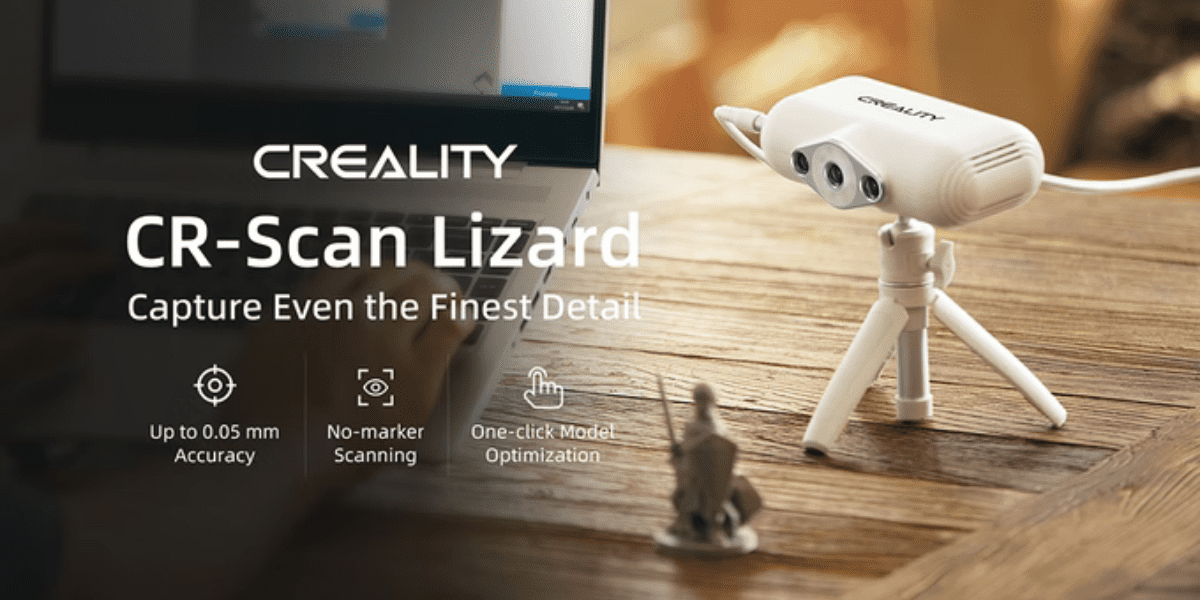 Creality CRScan Lizard Scanner 3D Preciso e Acessível Geek 360