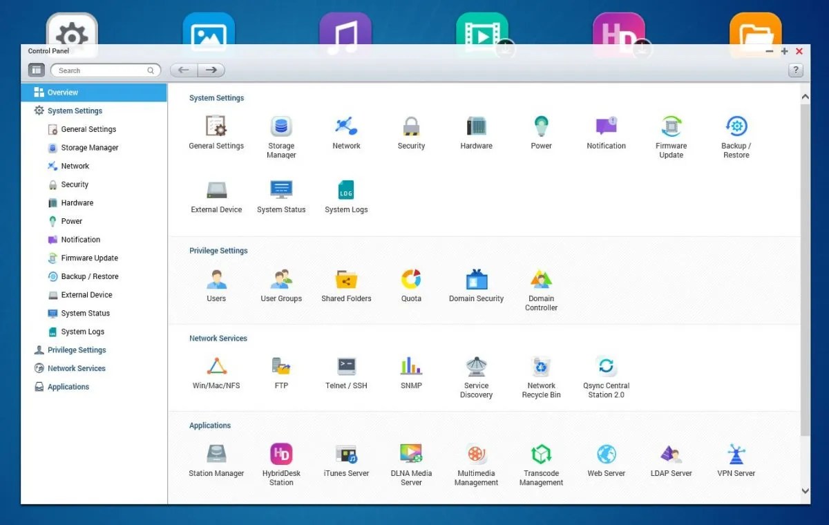 Backing up and Restoring Settings on the QNAP TVS463