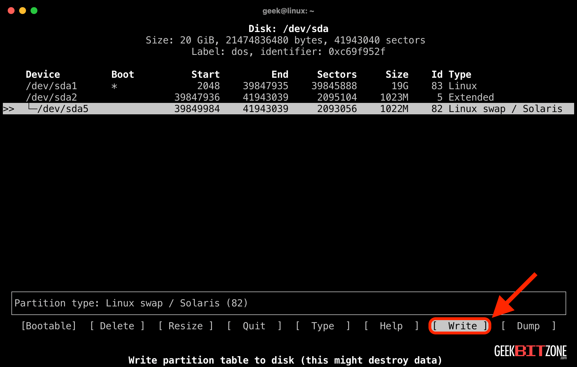 How to resize a Debian Linux partition inside a Proxmox VM