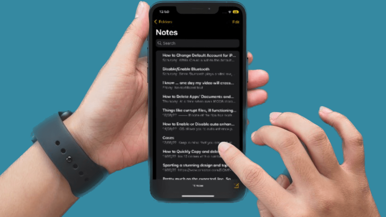 How to Change Apple Notes Background Color on iPhone in iOS 17 GeekChamp
