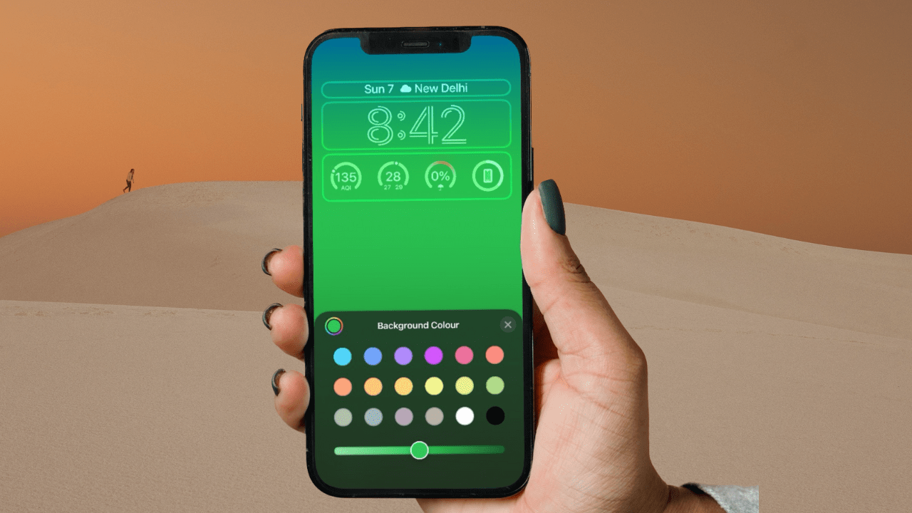 How to Change Color of iPhone Lock Screen in iOS 17 GeekChamp