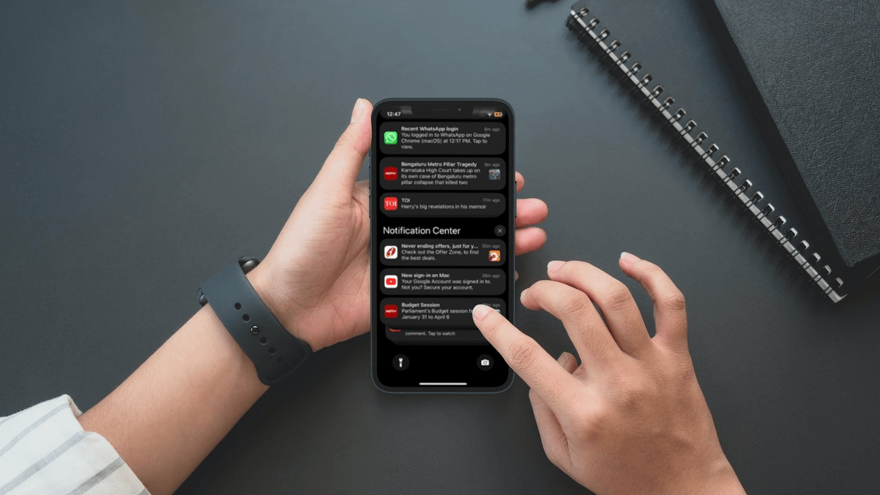 How to Fix Notification Center Not Showing on iPhone in iOS 17 GeekChamp