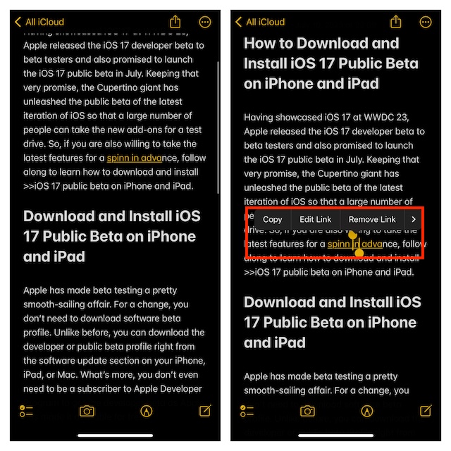 How to Link Notes Inside a Note on iPhone, iPad and Mac GeekChamp