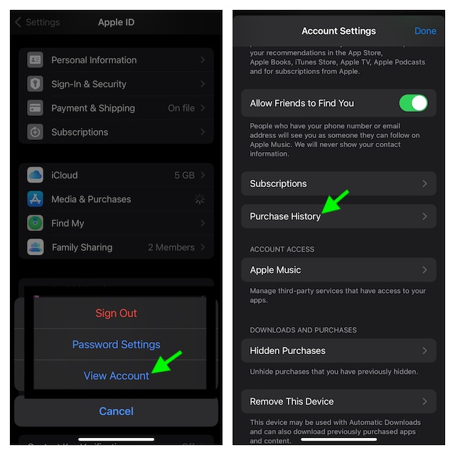 How to View Apple ID Purchase History on iPhone in iOS 17 GeekChamp