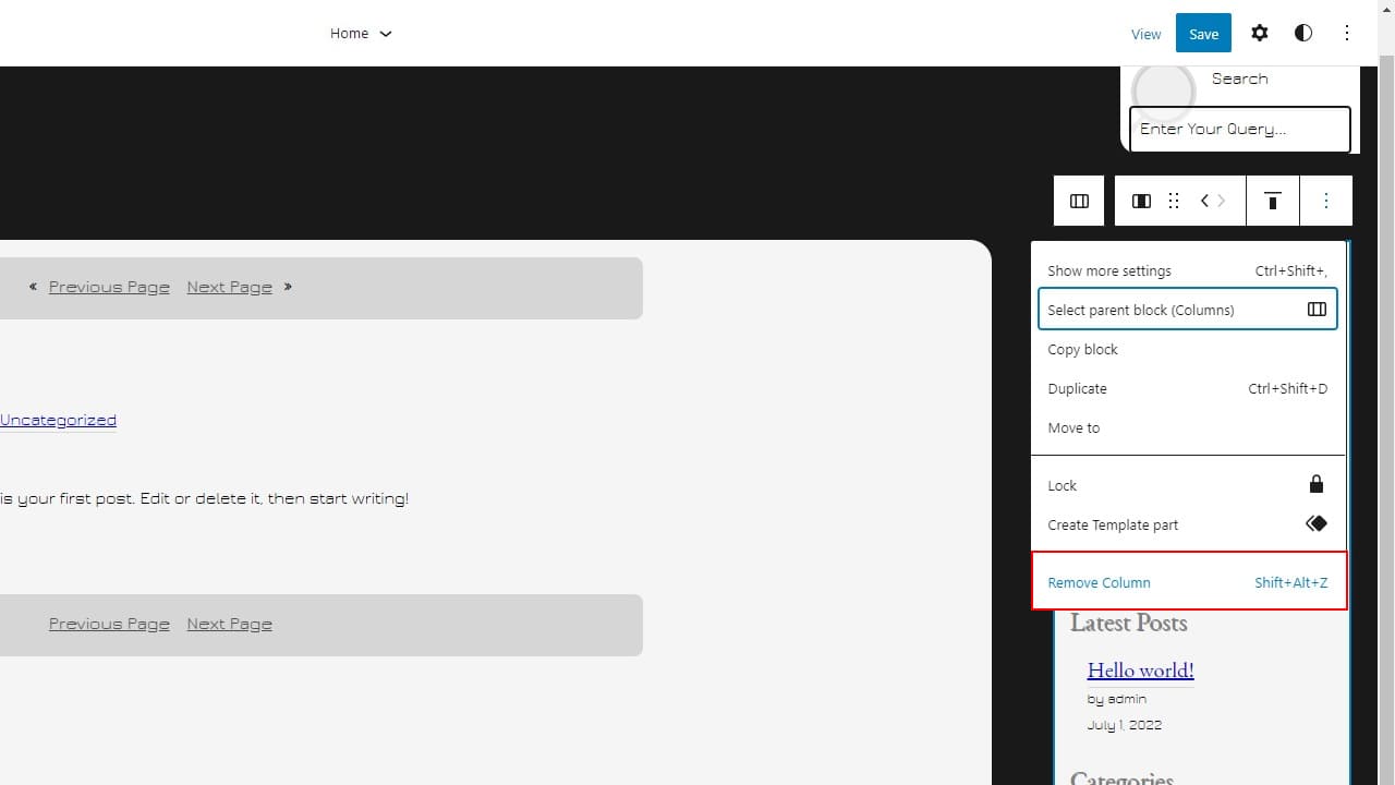 How To Remove Sidebar From WordPress Geek Code Lab