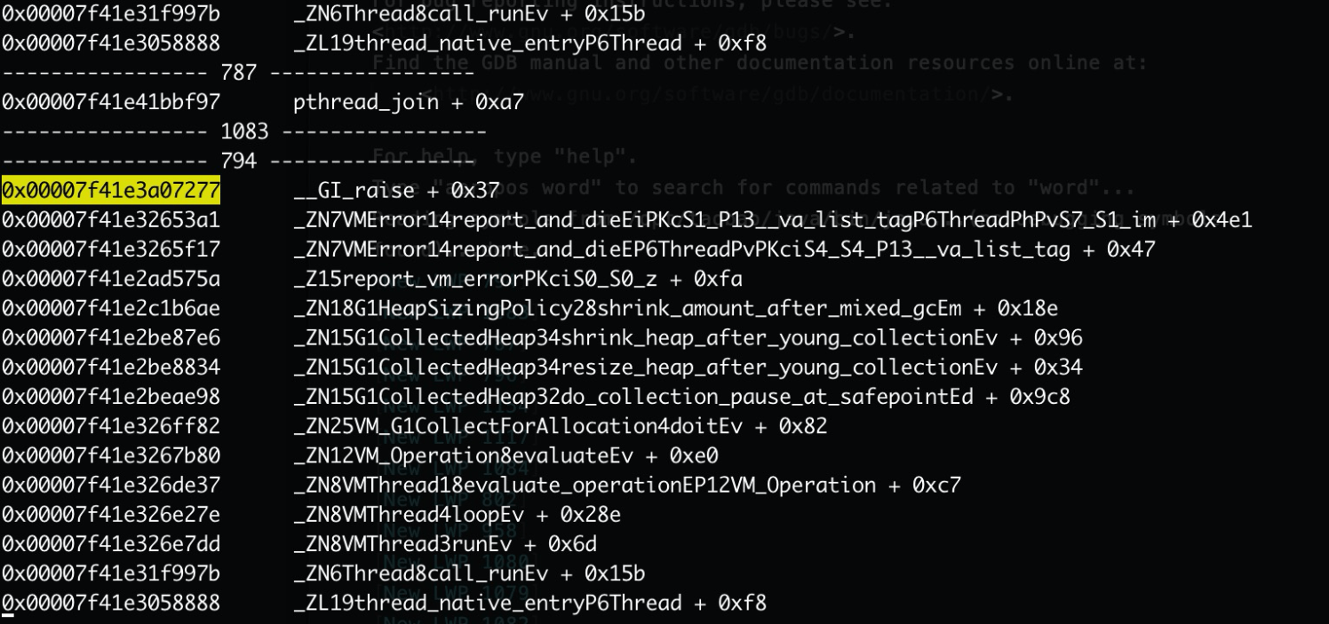 trouble shooting Java core dump分析 《Small, but beautiful》 极客文档