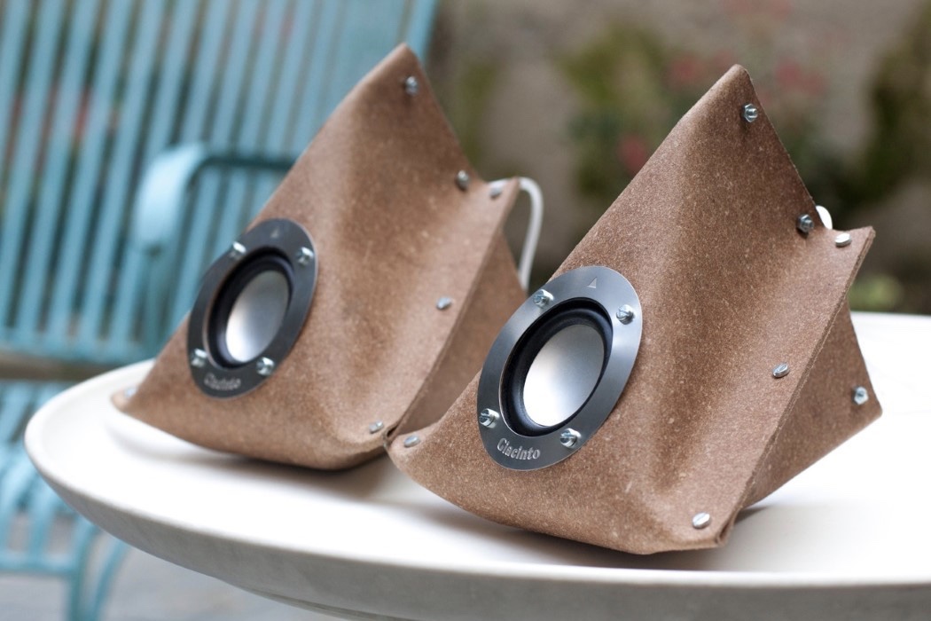 These Leather Speakers Come In The Shape Of An Envelope